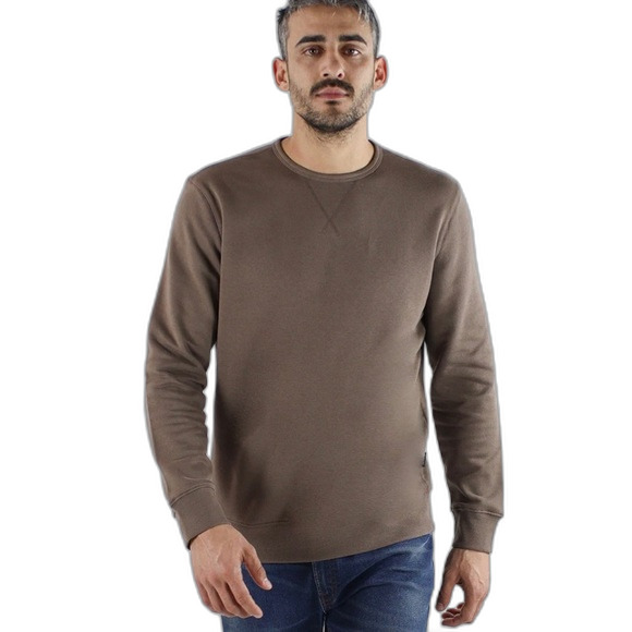 Jachs New York Light Brown Super Soft Crewneck Long Sleeve Sweatshirt Size L - Picture 1 of 12